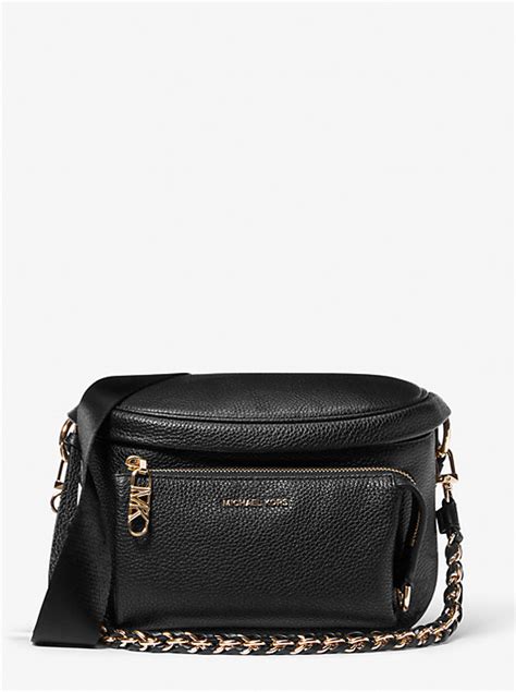 michael michael kors slater medium pebbled leather sling pack